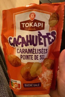 Cacahuètes caramélisées pointe de sel