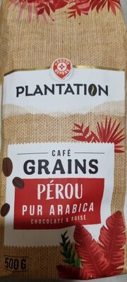 Cafe grains Pérou arabica