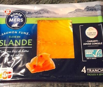 Saumon fumé élevé en Islande