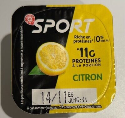 Yaourt citron Sport