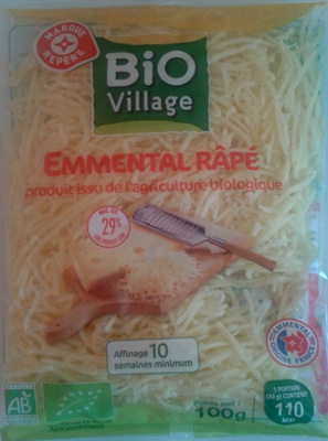 Emmental rapé bio 29% Mat. Gr.