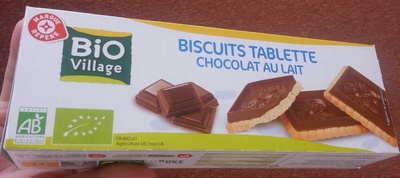 Biscuits tablette chocolat au lait