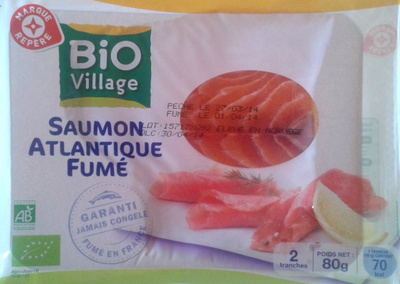 Saumon fumé Atlantique 2 tranches