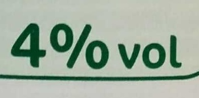 Cidre bouché bio 4 ° nutrition facts table