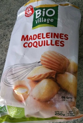 Madeleines coquilles bio