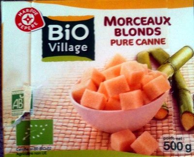 Sucre blond pure canne en morceaux bio