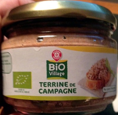 Terrine de campagne Bio front packaging