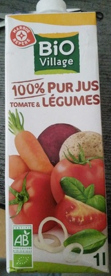 Pur jus de tomate et légumes