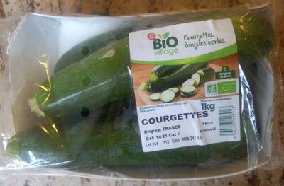 Courgettes longues vertes