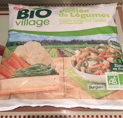 Poêlée cuisinée de légumes bio