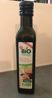 Huile vierge de sésame grillé bio