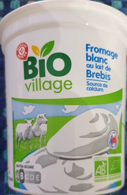 Fromage blanc au lait de Brebis front packaging