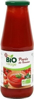 Purée de tomates bio front packaging