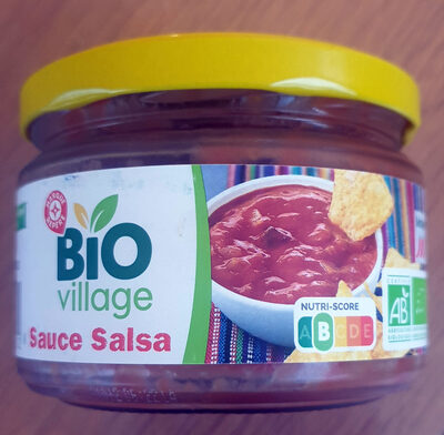 Sauce salsa front packaging