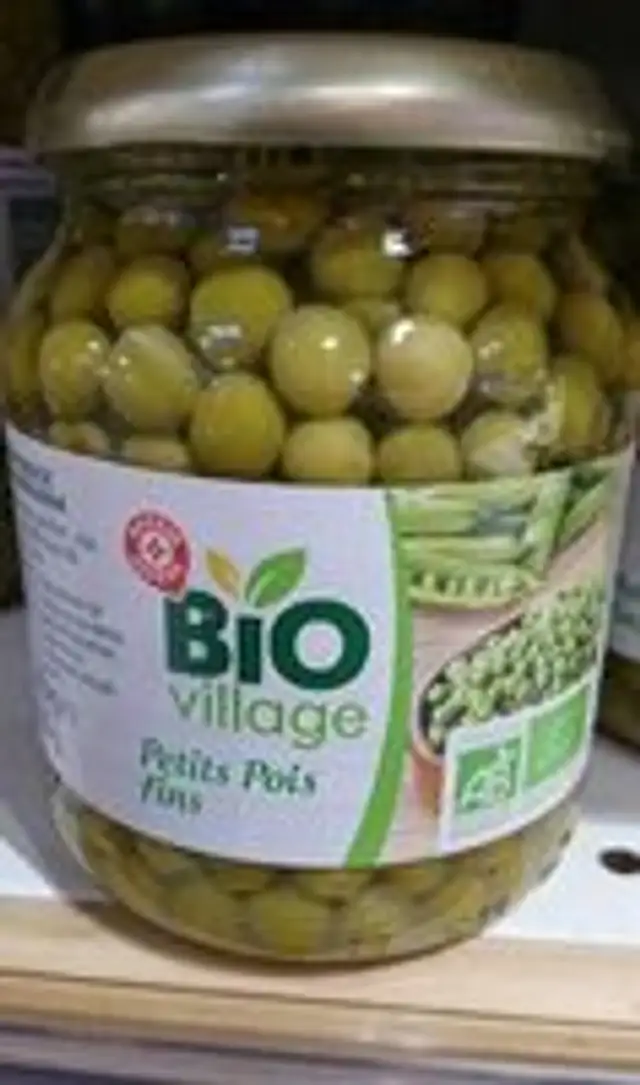 Petits pois fins bio village