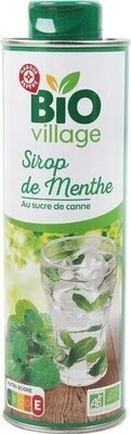 Sirop menthe bio bidon