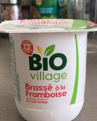 Brassé à la framboise au lait entier