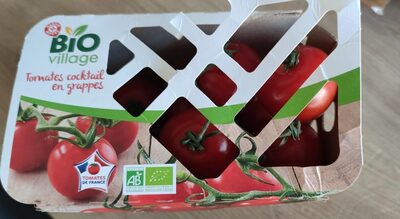 Tomates cocktail en grappes front packaging