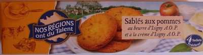 Sablés aux pommes au beurre d'Isigny