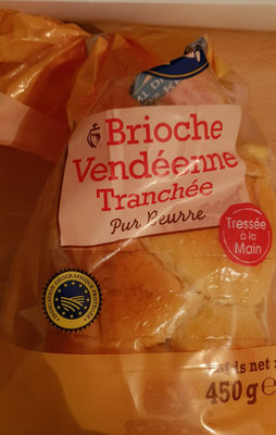 brioche vendéenne tranchée