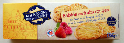 Sablés aux fruits rouges