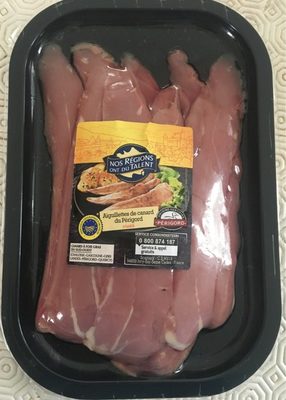 Aiguillettes de canard