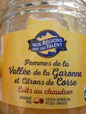 Pommes de la vallée de la Garonne et citrons de corse