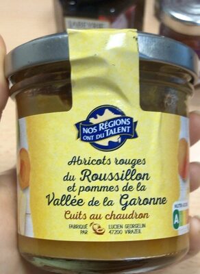 Confit d’abricot du roussillon et pommes