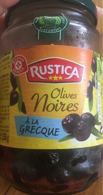 Olives noires a la grecque