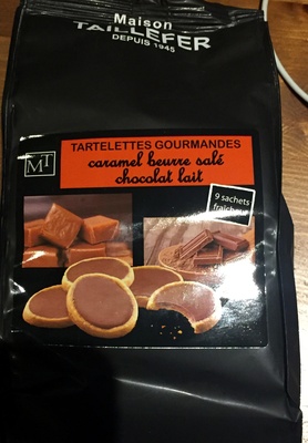 Tartelettes gourmandes caramel beurre salé chocolat au lait