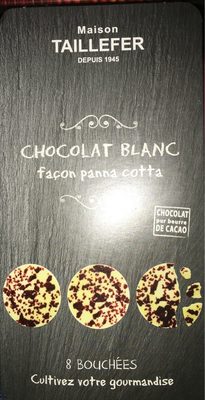 Chocolat blanc facon pana cota