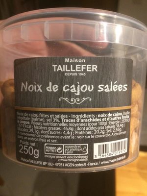 Noix de cajou salees