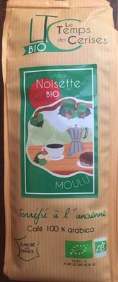 Le temps des cerises café noisette bio front packaging