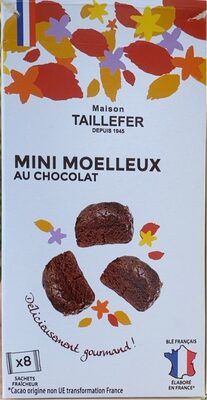 Mini moelleux chocolat front packaging