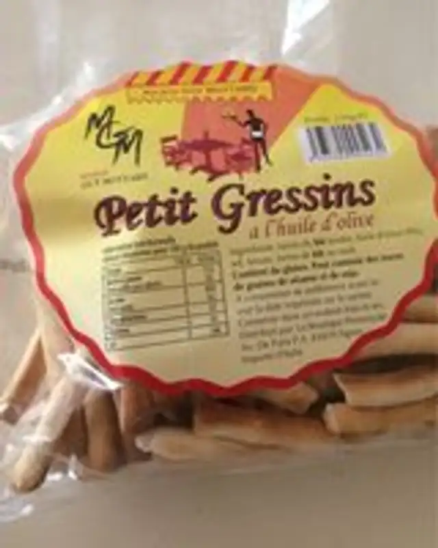 Petit gressins à l'huile d'olive MGM