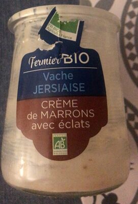 Vache Jersiaise Creme de marrons avec eclats front packaging