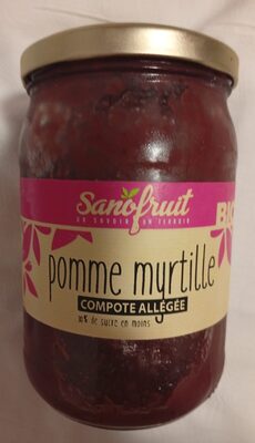 Compote allégée Pomme Myrtille