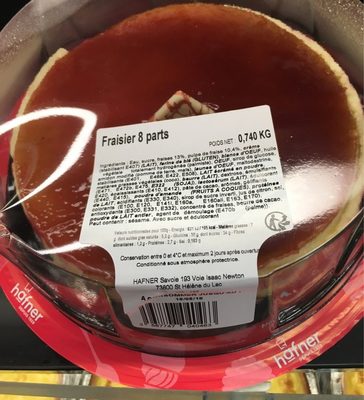 Fraisier 8 parts