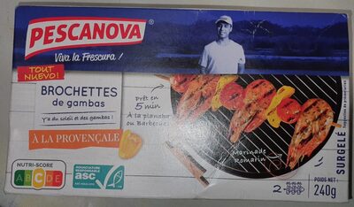 Brochettes de gambas à la provençale