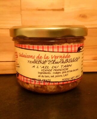 Terrine Campagnarde à l'ail du Tarn front packaging