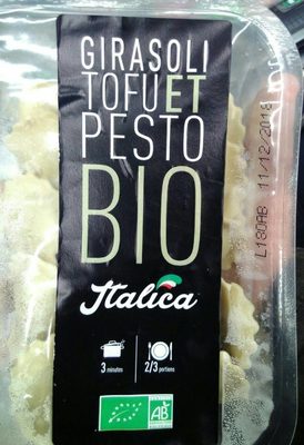 Girasoli tofu et pesto