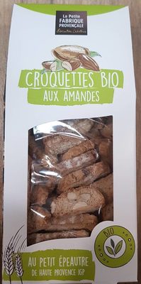 Croquettes Bio aux Amandes front packaging