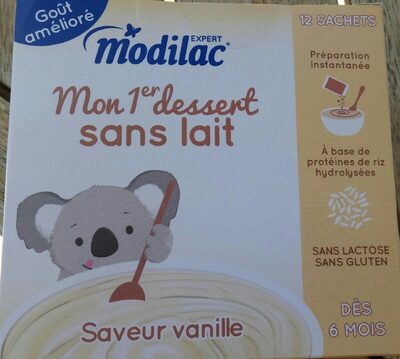 Modilac Mon 1er Dessert Sans Lait Vanille
