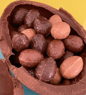 Moulage praliné garni