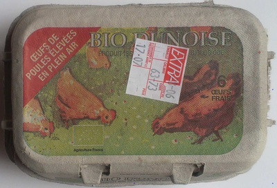 Oeufs de poules élevées en plein air