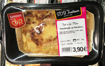 Patatiflette au Maroilles