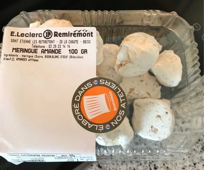 Meringue Amande front packaging