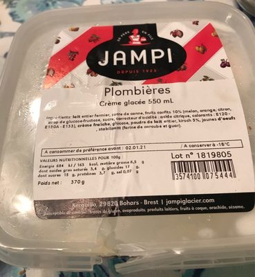 Plombières front packaging