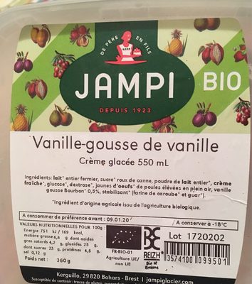 Glace Vanille Bourbon front packaging