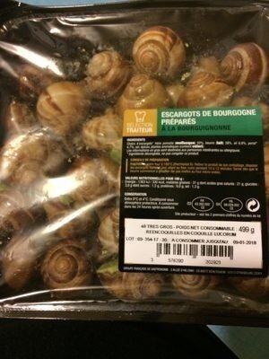 Escargots de Bourgogne préparés à la bourguignonne